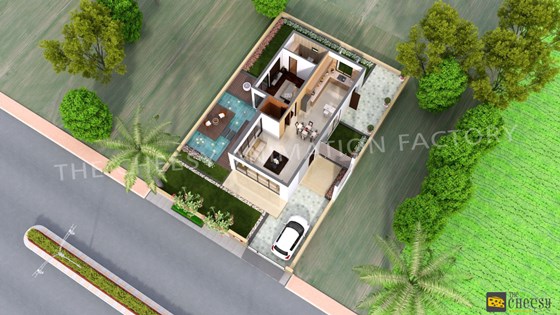 3D Architectural Rendering Services : 3D Floor Plan Rendering Studio Services